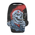 Punk Mohawk Devil Print Baby Seat Cover
