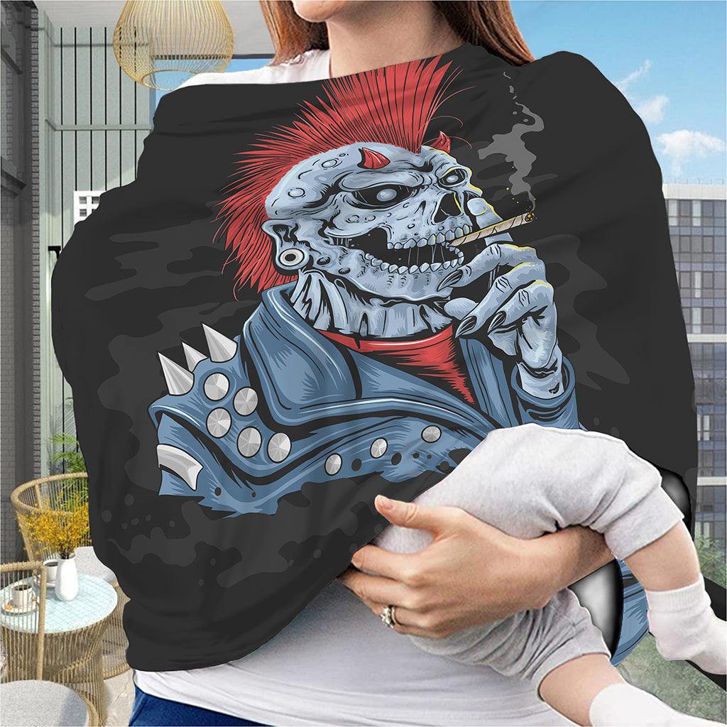 Punk Mohawk Devil Print Baby Seat Cover