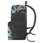 Punk Mohawk Devil Print Backpack