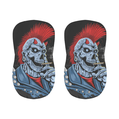 Punk Mohawk Devil Print Bar Stool Covers