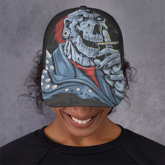 Punk Mohawk Devil Print Baseball Cap