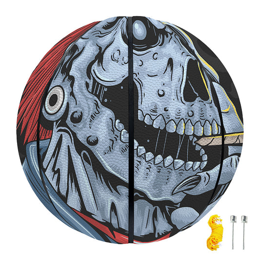 Punk Mohawk Devil Print Basketball