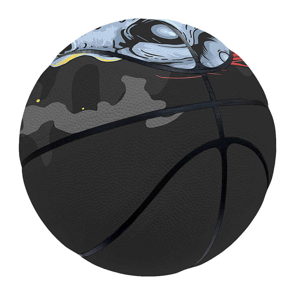 Punk Mohawk Devil Print Basketball