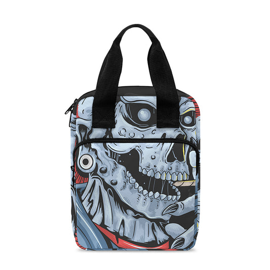 Punk Mohawk Devil Print Bible Tote Bag