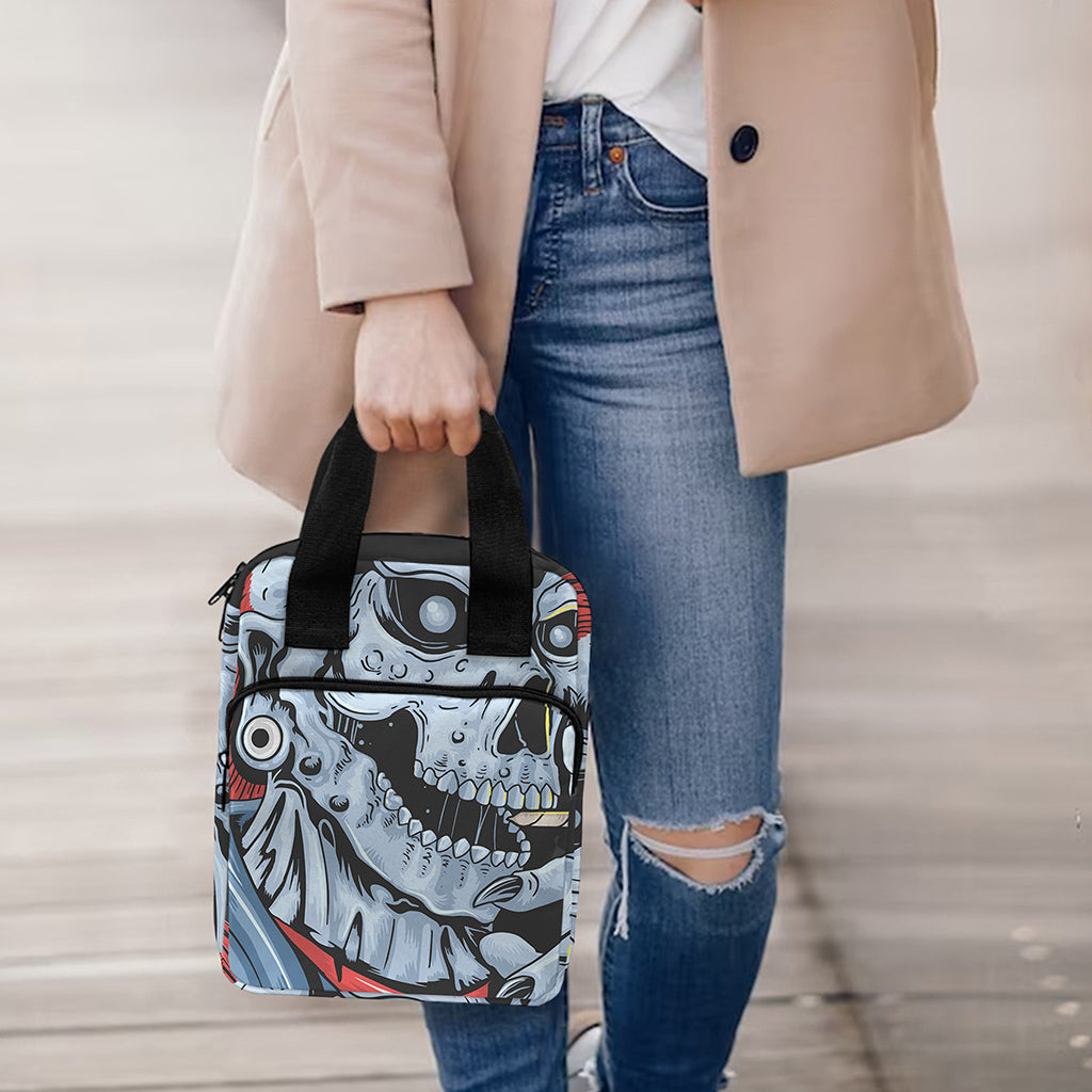 Punk Mohawk Devil Print Bible Tote Bag