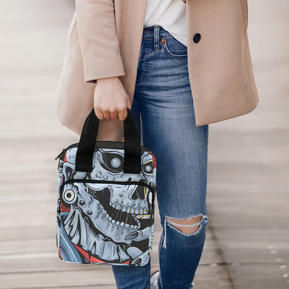 Punk Mohawk Devil Print Bible Tote Bag