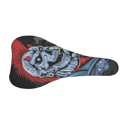 Punk Mohawk Devil Print Bicycle Seat Cover
