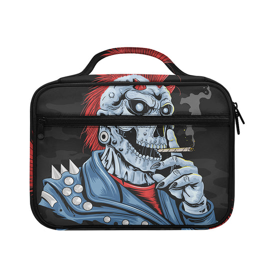 Punk Mohawk Devil Print Briefcase Bible Bag