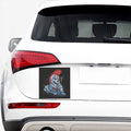 Punk Mohawk Devil Print Car Sticker