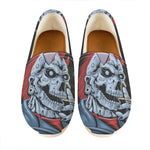 Punk Mohawk Devil Print Casual Shoes