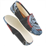 Punk Mohawk Devil Print Casual Shoes