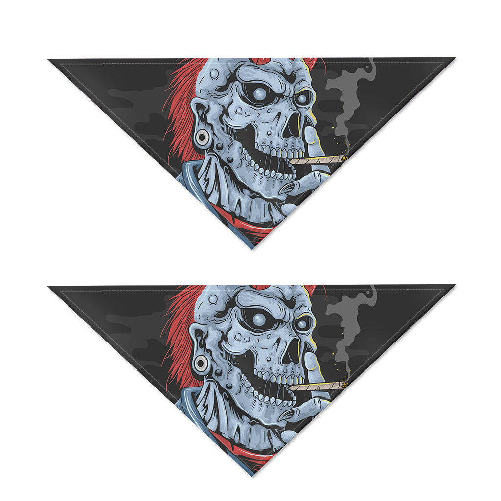 Punk Mohawk Devil Print Dog Bandana