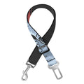 Punk Mohawk Devil Print Dog Seat Belt