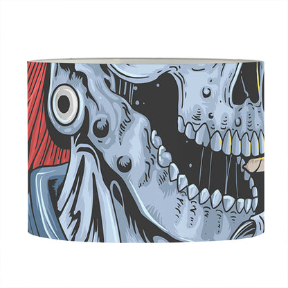 Punk Mohawk Devil Print Drum Lamp Shade