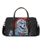 Punk Mohawk Devil Print Duffle Bag