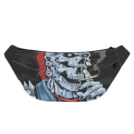 Punk Mohawk Devil Print Fanny Pack