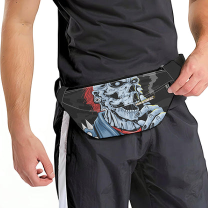 Punk Mohawk Devil Print Fanny Pack