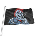 Punk Mohawk Devil Print Flag