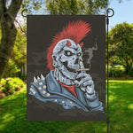 Punk Mohawk Devil Print Garden Flag