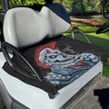 Punk Mohawk Devil Print Golf Cart Seat Cover