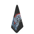Punk Mohawk Devil Print Hand Towel