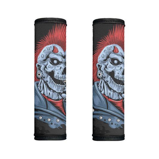 Punk Mohawk Devil Print Handle Covers