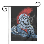 Punk Mohawk Devil Print House Flag