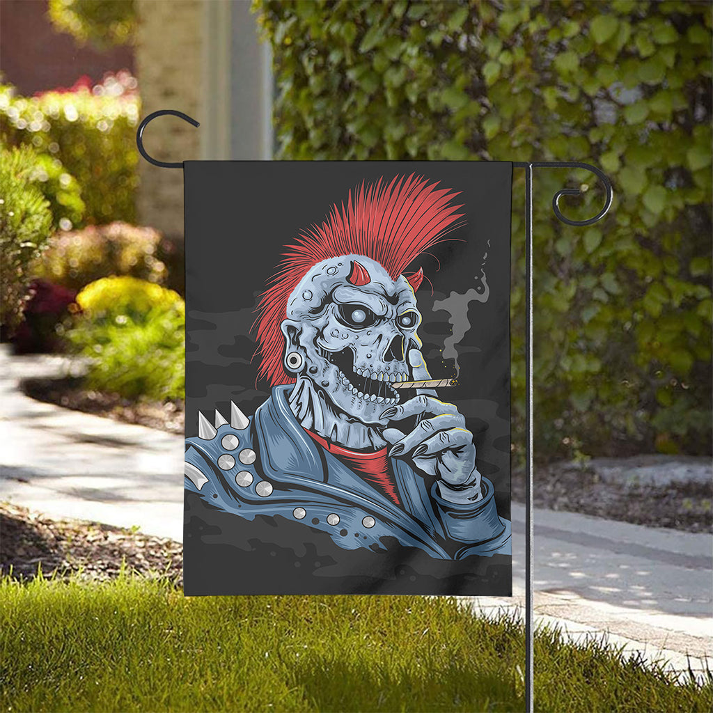 Punk Mohawk Devil Print House Flag