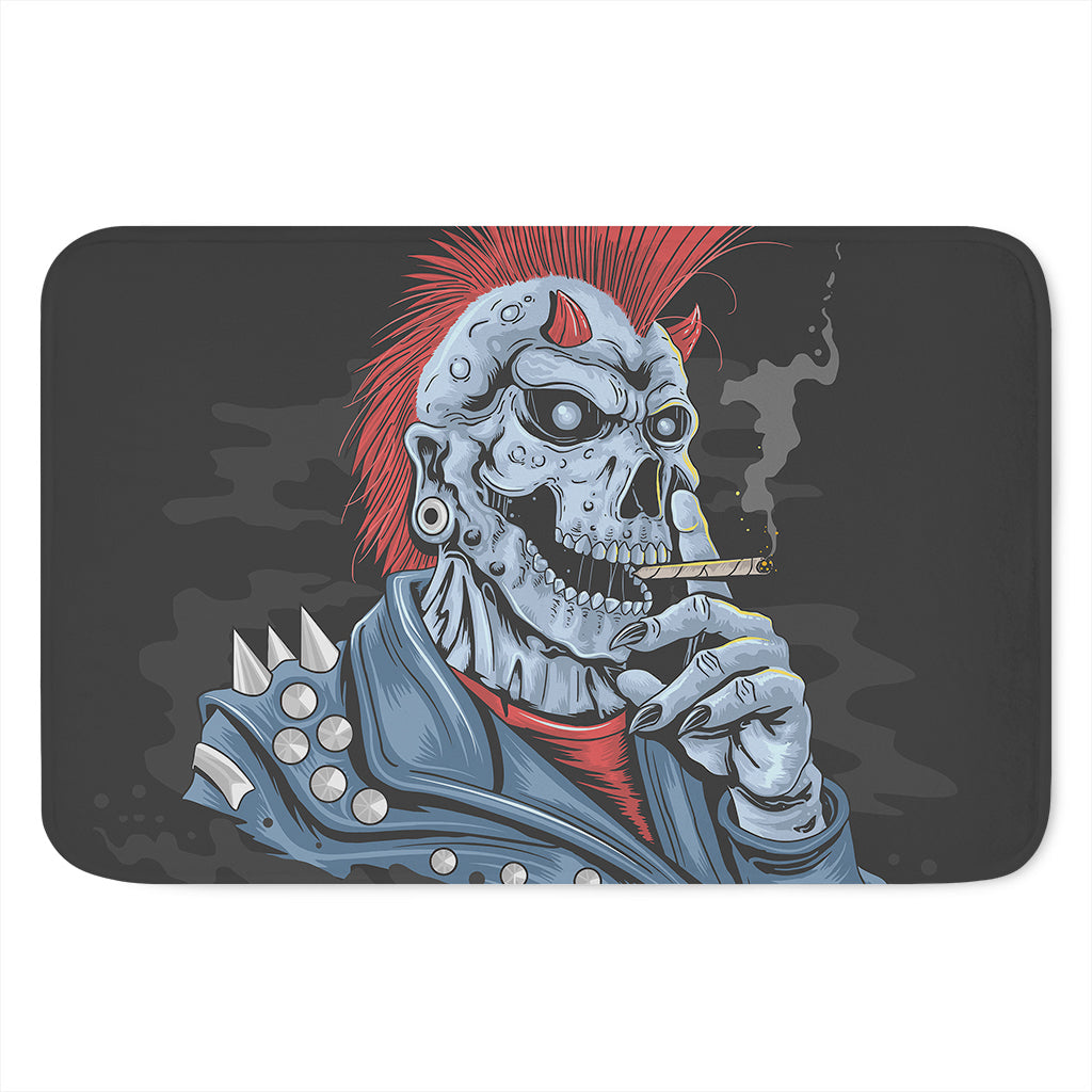 Punk Mohawk Devil Print Indoor Door Mat