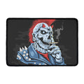 Punk Mohawk Devil Print Kitchen Mat
