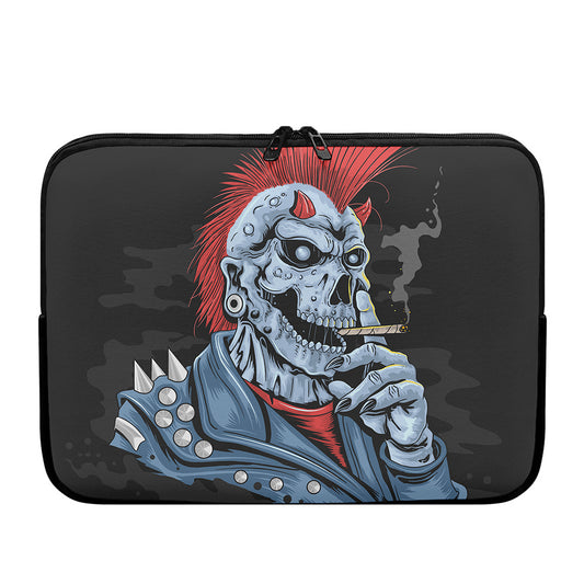 Punk Mohawk Devil Print Laptop Sleeve
