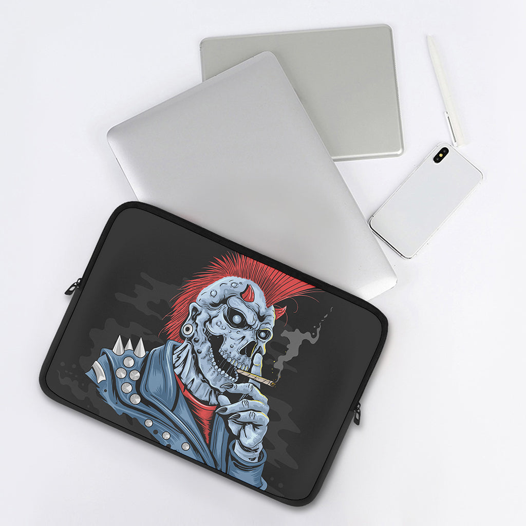 Punk Mohawk Devil Print Laptop Sleeve