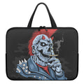 Punk Mohawk Devil Print Laptop Sleeve With Handle