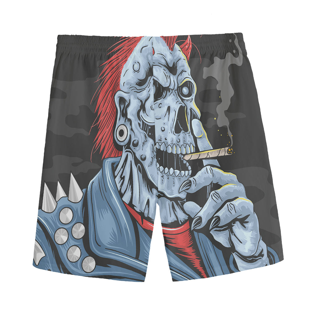 Punk Mohawk Devil Print Men's Sports Shorts