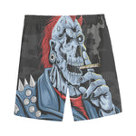 Punk Mohawk Devil Print Men's Sports Shorts