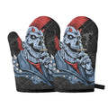 Punk Mohawk Devil Print Oven Mitts