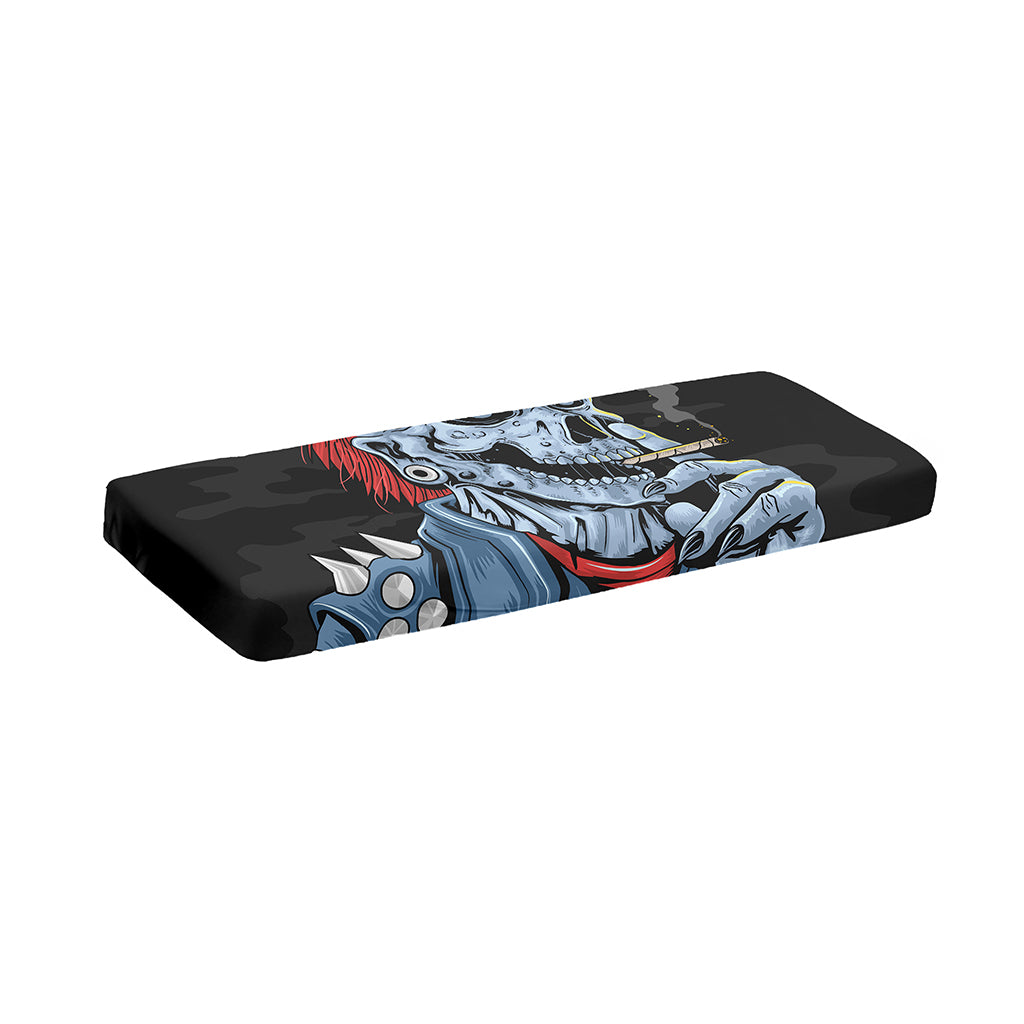 Punk Mohawk Devil Print Piano Keyboard Cover