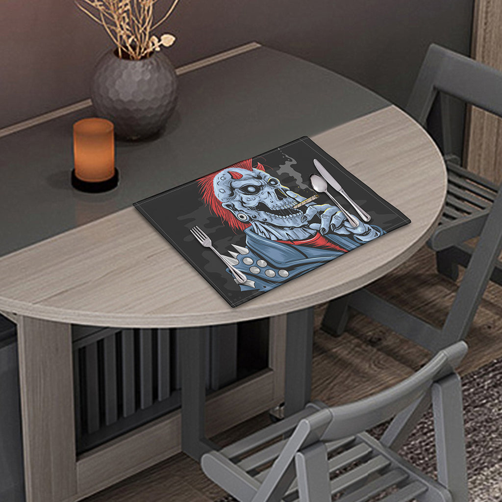 Punk Mohawk Devil Print Placemat