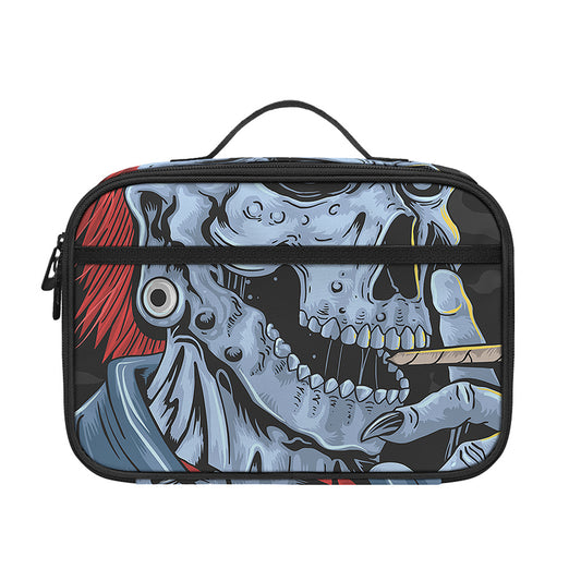 Punk Mohawk Devil Print Portable Lunch Bag
