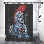 Punk Mohawk Devil Print Premium Shower Curtain