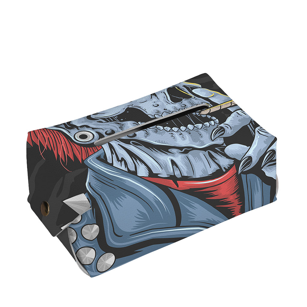 Punk Mohawk Devil Print Rectangle Tissue Box Cover