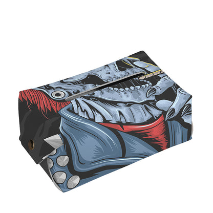 Punk Mohawk Devil Print Rectangle Tissue Box Cover