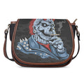 Punk Mohawk Devil Print Saddle Bag