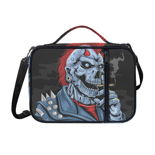 Punk Mohawk Devil Print Shoulder Strap Bible Bag