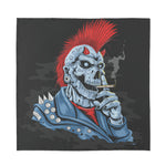 Punk Mohawk Devil Print Silk Bandana