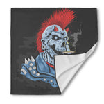 Punk Mohawk Devil Print Silk Bandana