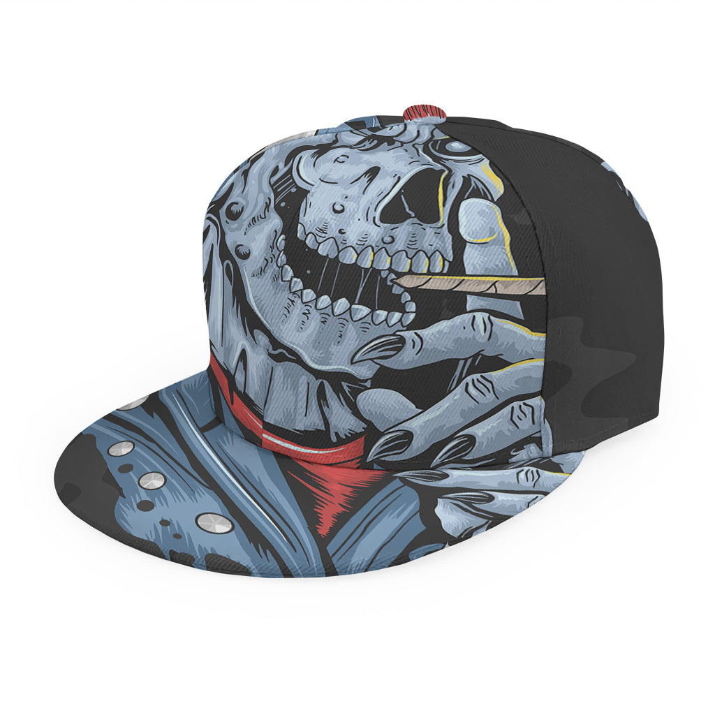 Punk Mohawk Devil Print Snapback Cap