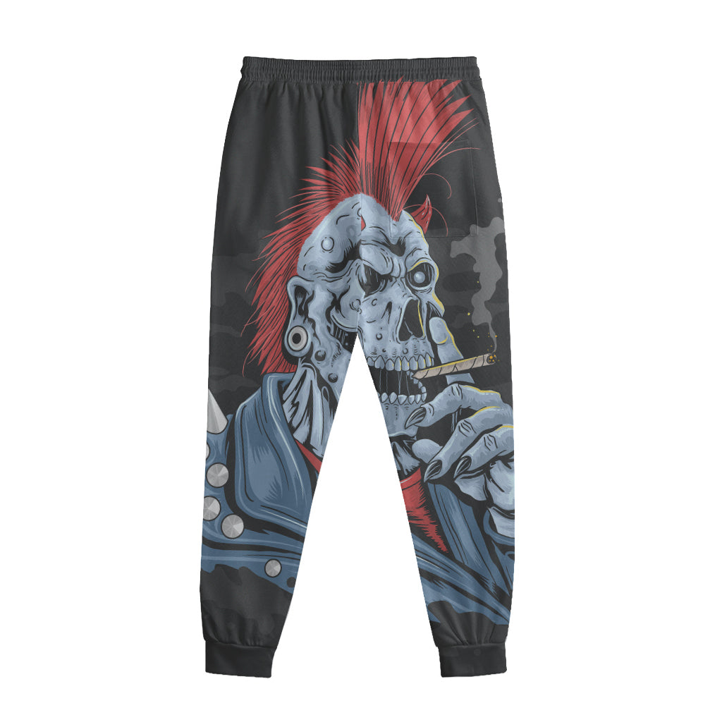 Punk Mohawk Devil Print Sweatpants