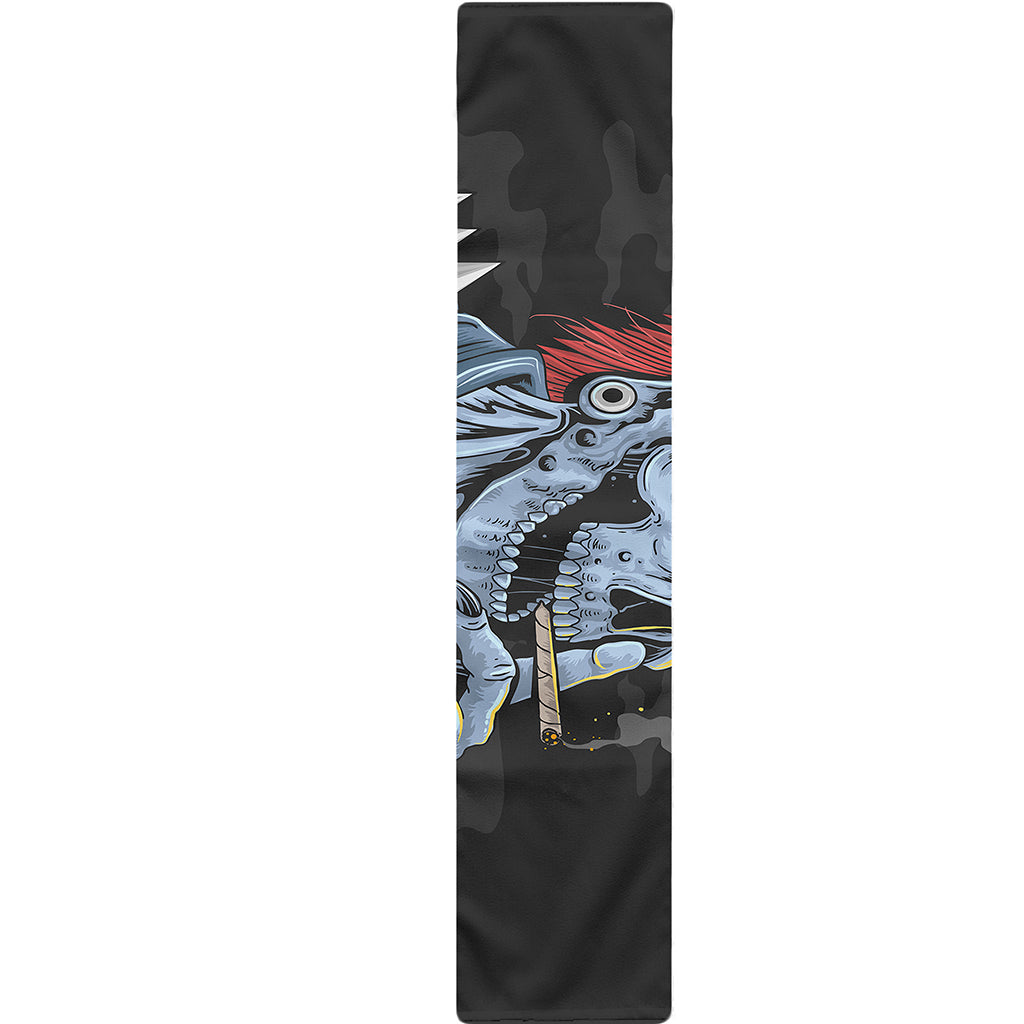 Punk Mohawk Devil Print Table Runner