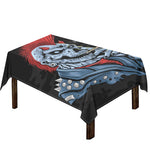 Punk Mohawk Devil Print Tablecloth